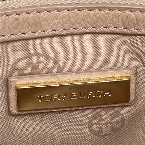 Tory Burch Luxurious Blush Pink Pebbled Leather Shoulder Bag w/ Gold Chain 🌸🌸 - Picture 4 of 10
